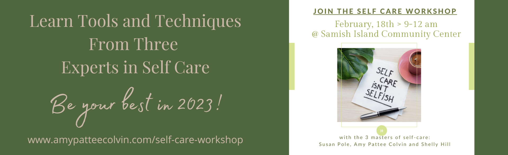 Kick start 2023 with a Self Care Workshop