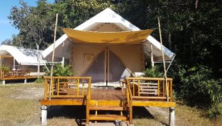 Cardamom Tented Camp will be our home for 3 nights on this Cambodia spiritual tour. 